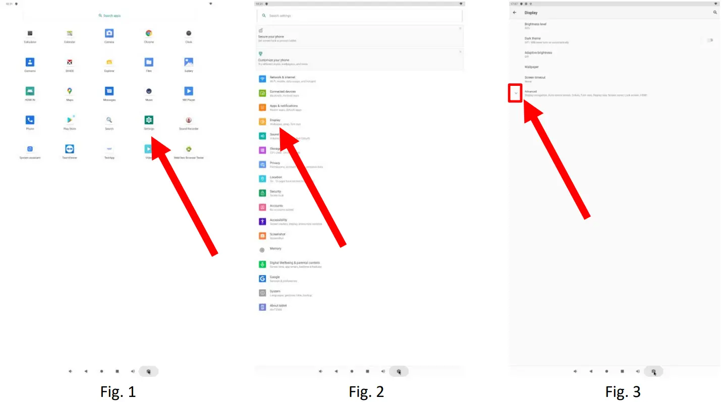 DISPLAYS2GO DF043NLB, DF043TLB 43 Inch Digital Signage - display navigation
