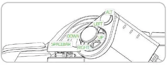 RAZER Tartarus V2 Gaming Keypad - Thumb Module