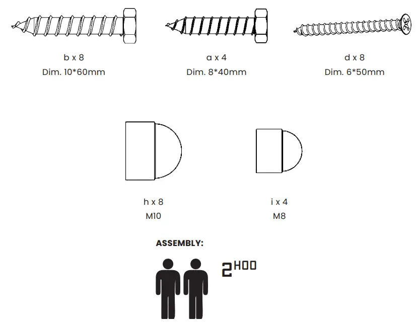LSK Amber 3 Double Belt Timber Swing Set - ARTS LIST