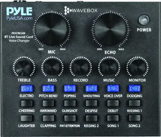 PYLE PKSCRD208 Compact Live Sound Card - Interface