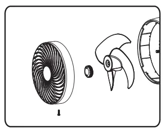 Westinghouse WSFSFC92 Orbit Fan-1