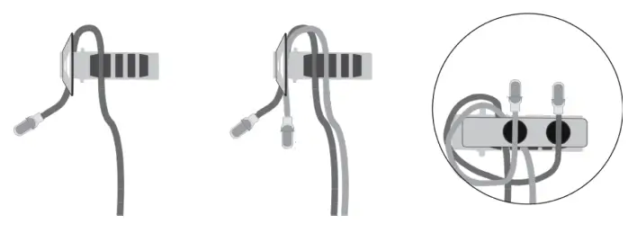 SHURE DL4 DuraPlex Lavalier Microphones - Clip1