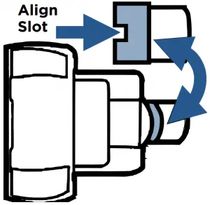 Twist-gray-collar-counterclockwise