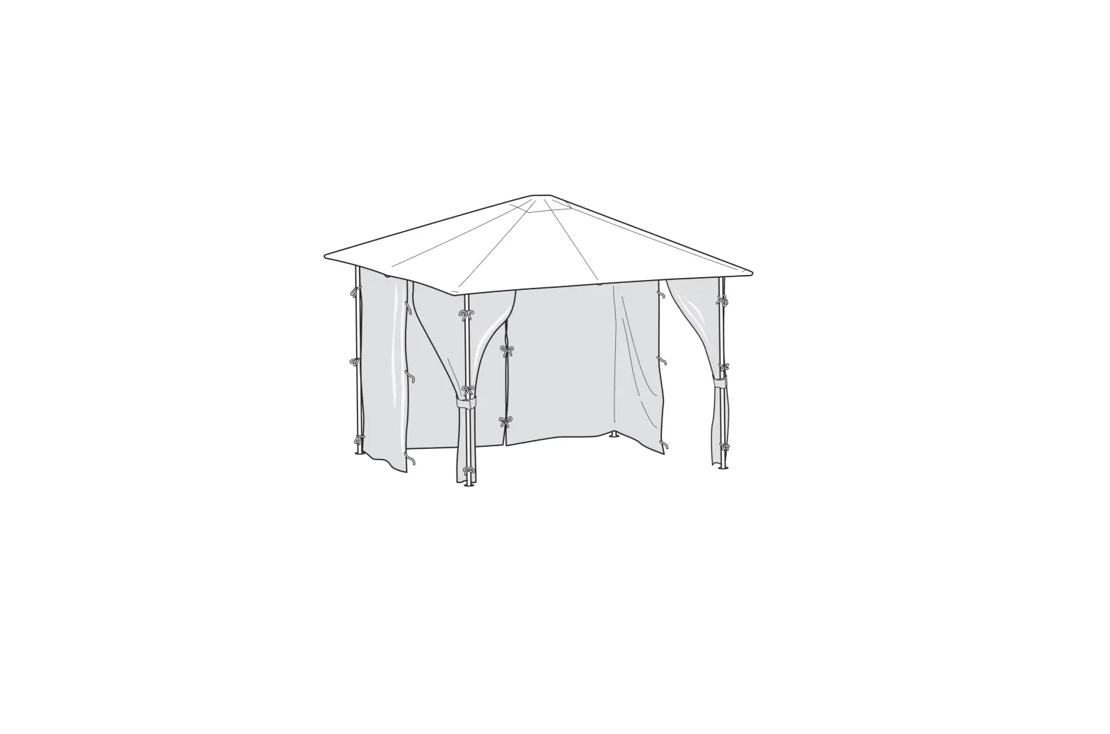 Ikea Karlso Canopy For 3m X 3m Patio Gazebo Single Tier Installation Guide Ikea Karlso Canopy For 3m X 3m Patio Gazebo Single Tier Installation Guide