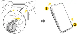 Topeak RIDWCASE M TT9867BG iphone 12 series ML 202103 line - from case