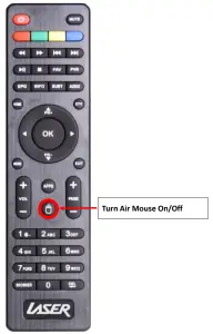 LASER MMC B19 Set Top Box with 4K Media Player - Remote