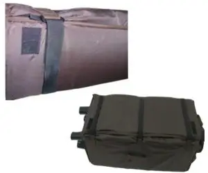 Love n Care 723250 Sleep n Playland Travel Cot - Fasten the mattres around the travel cot with the velcro straps