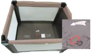 Love n Care 723250 Sleep n Playland Travel Cot - If all the sides are locked the cot