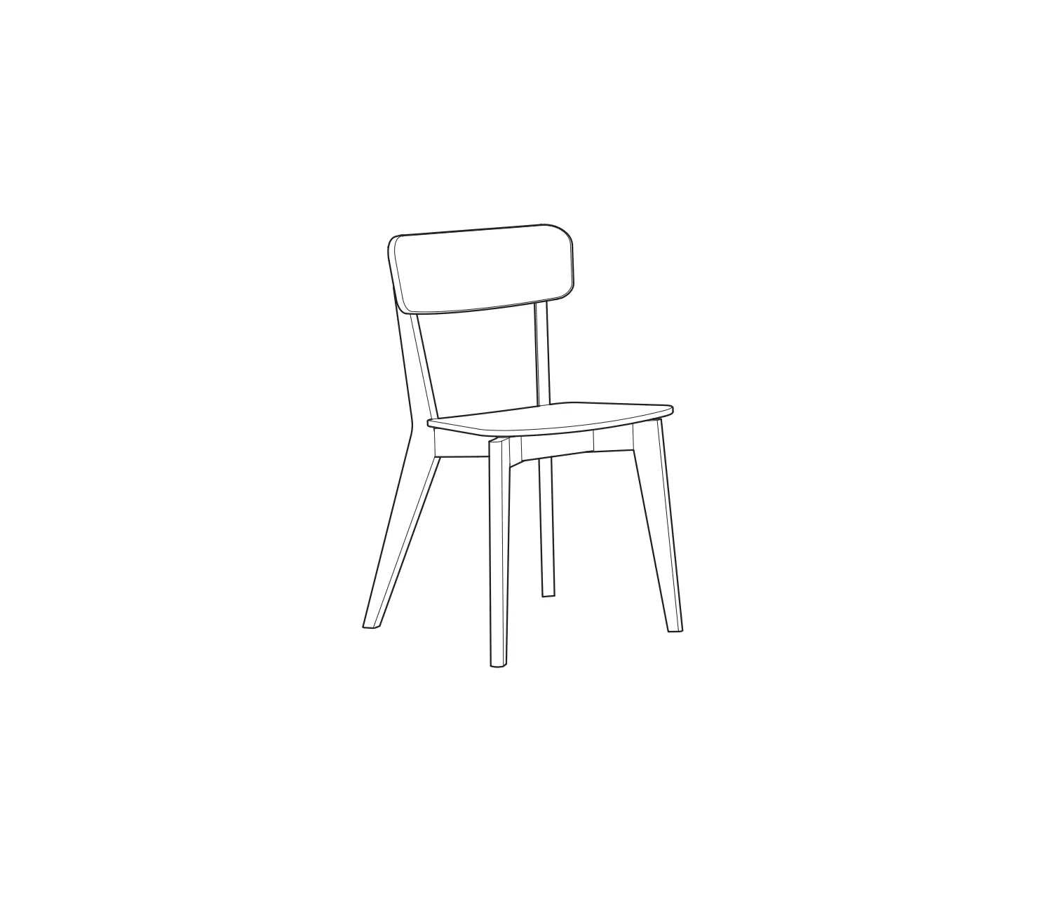 Ikea 004.572.35 Lisabo Chair Instruction Manual