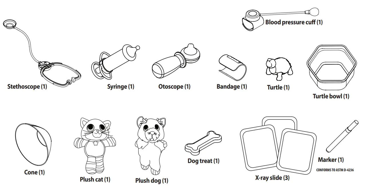 little tikes 654046M My First Pet Checkup Set - Accessories