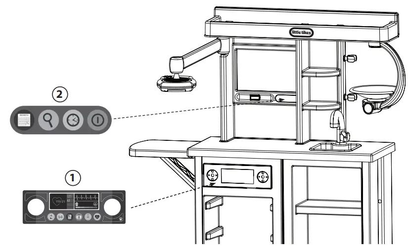 little tikes 654046M My First Pet Checkup Set - Sticker it up