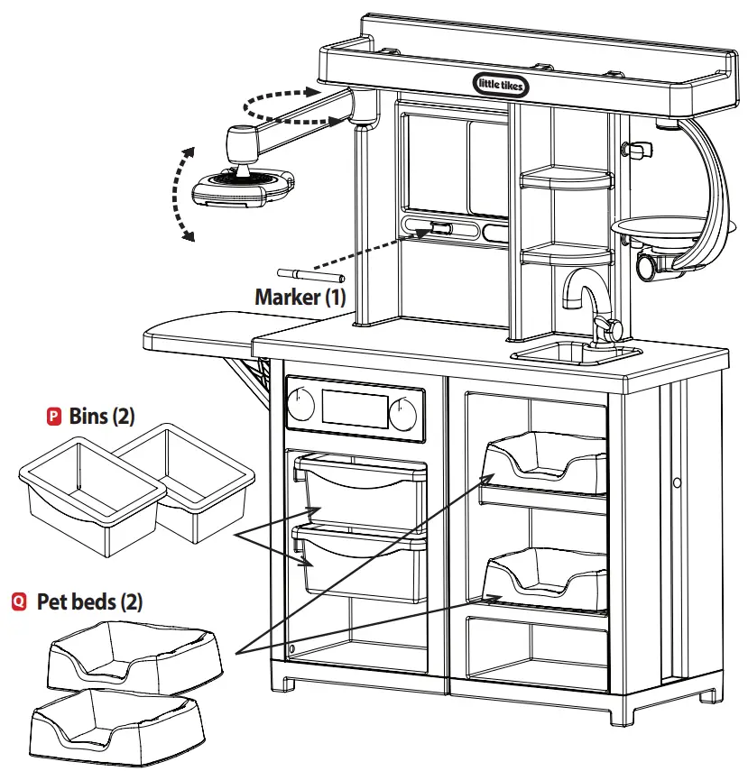 little tikes 654046M My First Pet Checkup Set - Time to PLAY
