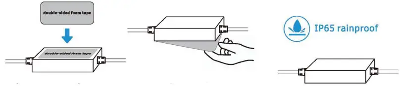 VSYSTO B6 Motorcycle Dash Cam - Battery Power Cable 2