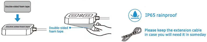 VSYSTO B6 Motorcycle Dash Cam - Wired Controller 2