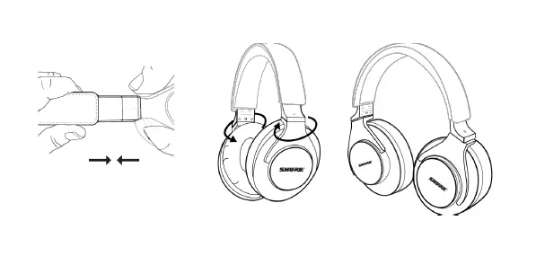 SHURE SRH440A Closed Back Over Ear Studio Headphone-2