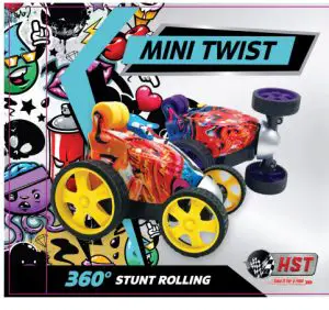 HST 777-4 Mini RC Flipping Tumbling Remote Control Race Car - fig 1