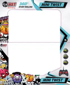 HST 777-4 Mini RC Flipping Tumbling Remote Control Race Car - fig 3