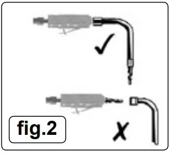 SEALEY SA654.V3 Air Die Grinder Maxi Size Straight Instruction Manual - Fig 2