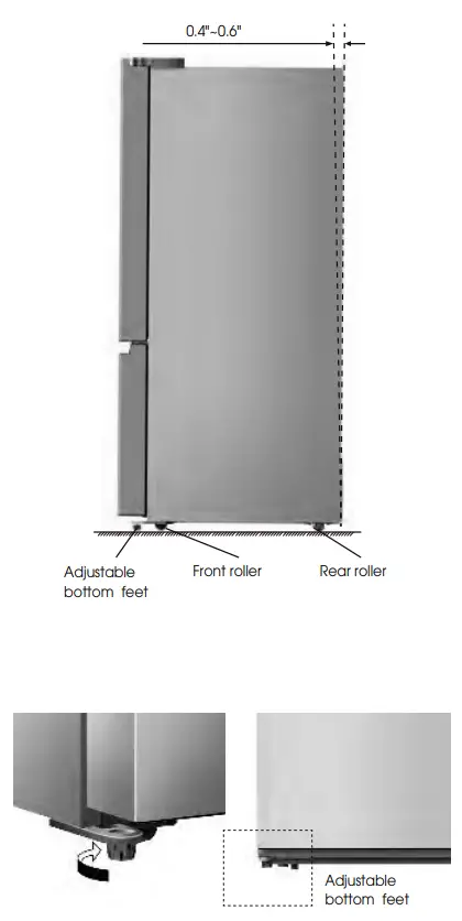 Hisense RQ22N6ASD 215 Cuft 4-Door Refrigerator - appliance