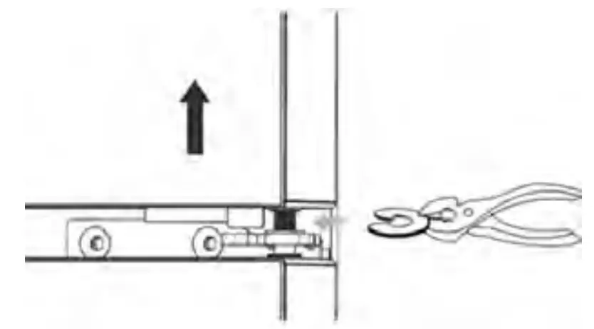 Hisense RQ22N6ASD 215 Cuft 4-Door Refrigerator - between