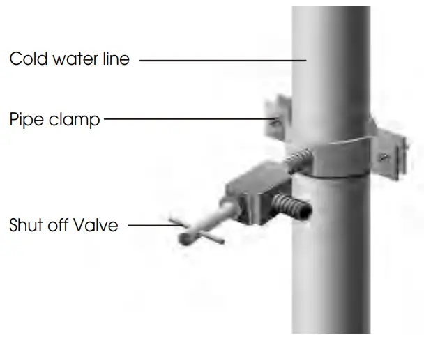 Hisense RQ22N6ASD 215 Cuft 4-Door Refrigerator - valve