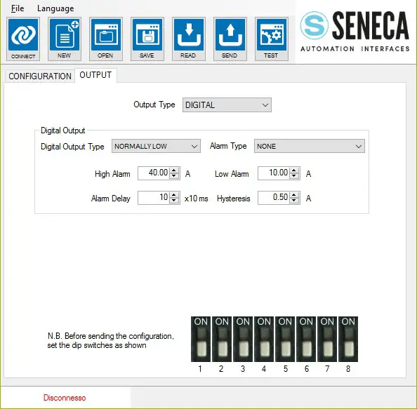 SENECA T201DCH50-MU AC DC True RMS or DC Bipolar Current- Output