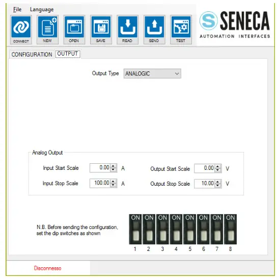 SENECA T201DCH50-MU AC DC True RMS or DC Bipolar Current- nalogic