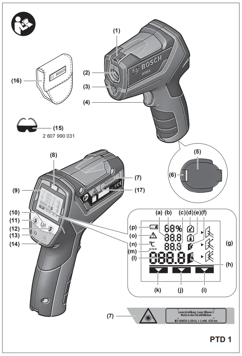 BOSCH PTD 1 Thermal Detector - fig