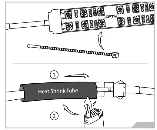 OPT7 Aura Double Row Motorcycle Multi-Color LED - STEP 3