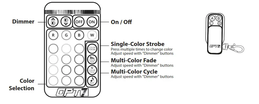 OPT7 Aura Double Row Motorcycle Multi-Color LED - STEP 4