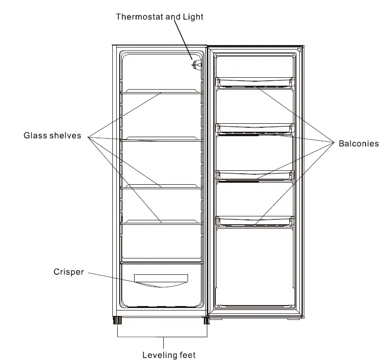 Haier HRF241VW Refrigerator 1