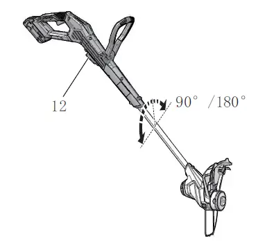 greenworks STG307 24V 12 Inch String Trimmer fig 13