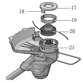 greenworks STG307 24V 12 Inch String Trimmer fig 20