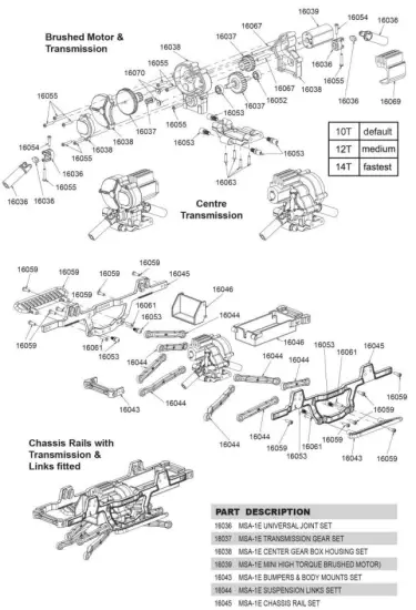 Carisma MSA 1E Adventure Subaru Brat RTR Micro Scale Truck - fig869
