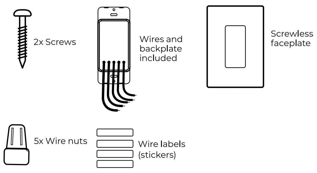 globe 50277 3 Way Smart Wireless Light Switch-