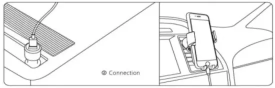Shenzhen Icanle Technology M12 Wireless Charger - TYPE-C Charging Cable Connection