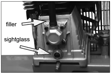 AIRMASTER 18 150L Belt Driven Air Compressor - CHECK THE OIL LEVEL