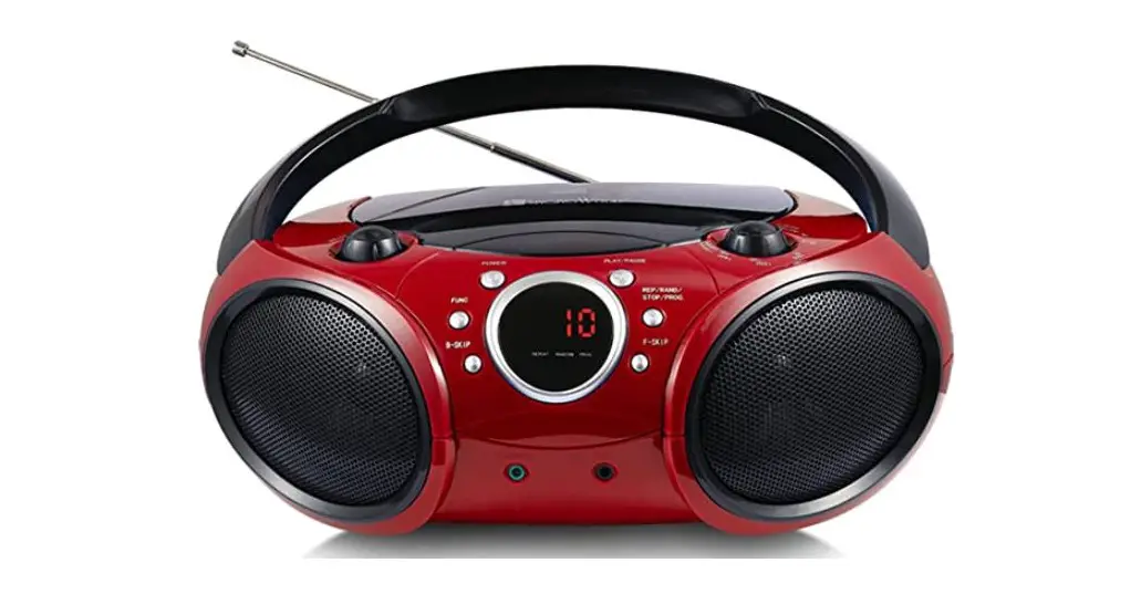 Singing Wood Sbx030btl 030b Portable Cd Player Boombox With Bluetooth For Home Am Fm Stereo Radio Instruction Manual
