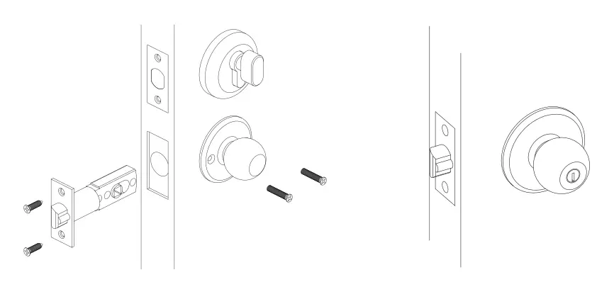 YEEUU S1 Cool Smart Door Lock - Installation Steps 1
