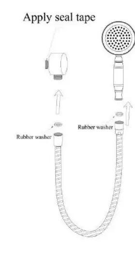 Better Bathroom BeBa 27718 Camden Slide Rail Kit - Installation 1