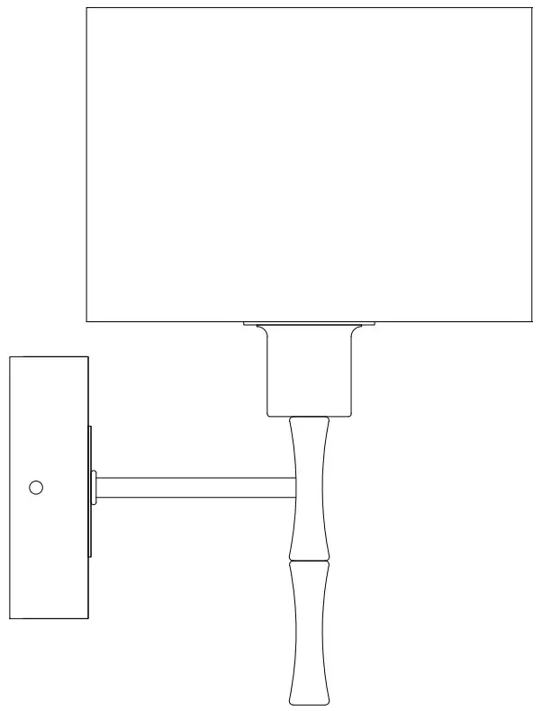 Johan Lewis Bamboo Wall Lt - wall lt