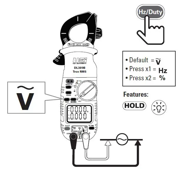 UEi-DL389BTRMS-Dual-Display-Clamp-Meter-FIG13