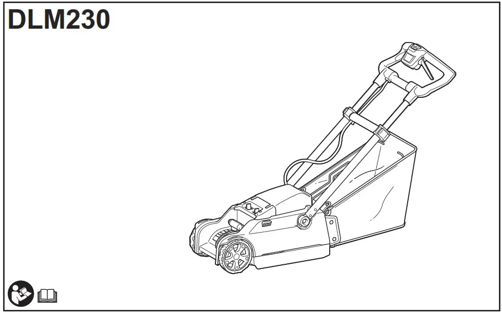 makita DLM230 Cordless Lawn Mower - Product Overview 1