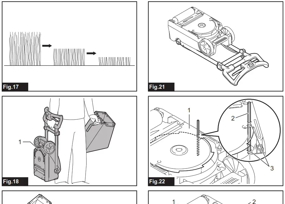 makita DLM230 Cordless Lawn Mower - Product Overview 8