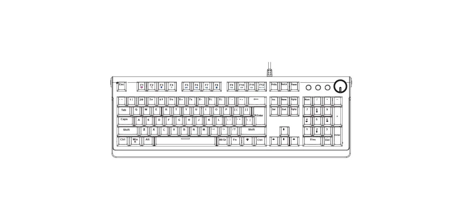 Qudo Pro Mk12 Mechanical Gaming Keyboard Instruction Manual