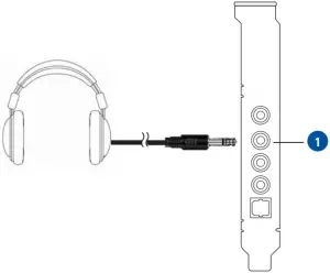 Connecting stereo headphones