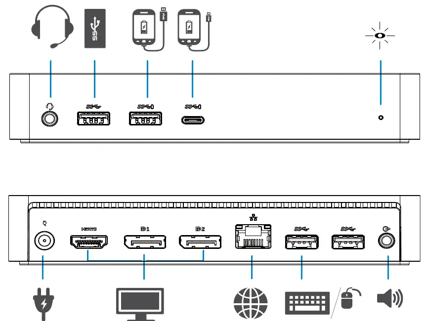 DELL D6000 Universal Dock-12
