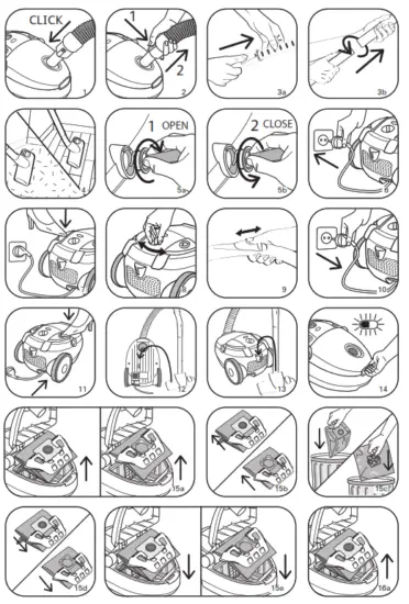 ROWENTA RO1755GA Compacteo Cordless Vacuum Cleaner - fig 1