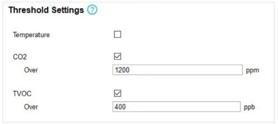 Milesight AM100 Series LoRaWAN Motion and Light Intensity Sensor - Threshold Settings