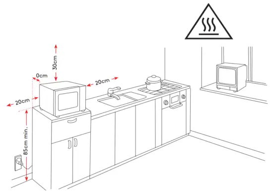 INALTO IOMW20B 20L Microwave Oven - Fig